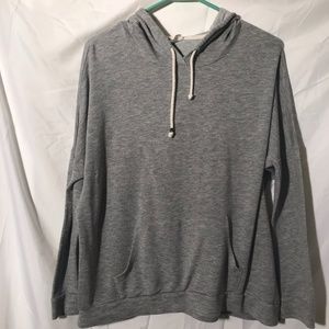 Tresics Grey Pocket Hoodie Sweatshirt